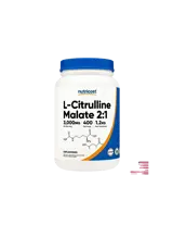 Nutricost L-Citrulline Malate 2:1 Енергия, издръжливост и мускулно възстановяване 1.2 kg прах