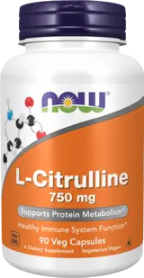 NOW Foods L-Citrulline 750 мг L-Цитрулин