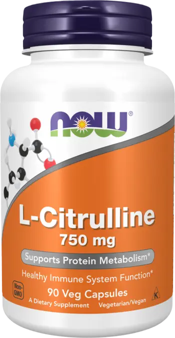 NOW Foods L-Citrulline 750 мг L-Цитрулин