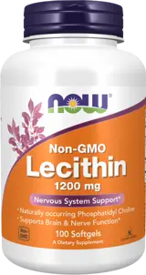 NOW Foods Lecithin Soy 1200 мг Лецитин