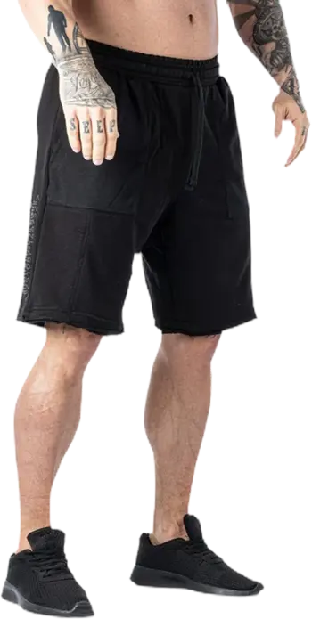 Legal Power Shorts Barcode Ottomix Knitted Rain Mesh / Шорти за трениране / Черни - Black
