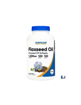 Nutricost Flaxseed Oil Ленено масло 1200 mg, 120 софтгел капсули