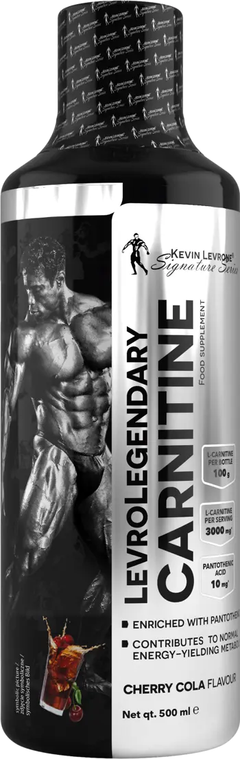 Kevin Levrone LevroLegendary Carnitine 2000 мг with Vitamin B5 Течен L-Карнитин - 500 мл, 50 дози