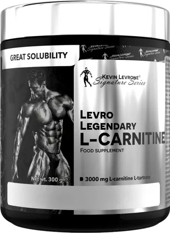 Kevin Levrone LevroLegendary L-Carnitine Powder L-Карнитин Тартрат - 300 грама, 75 дози