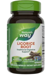 Licorice Root 100 капсули, 50 Дози - Женско биле Стомашно-чревен тракт и дихателна система