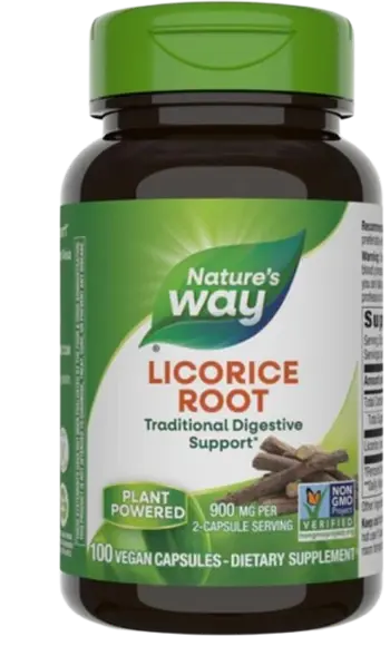 Licorice Root 100 капсули, 50 Дози - Женско биле Стомашно-чревен тракт и дихателна система