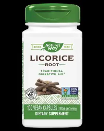 Licorice Root 100 капсули, 50 Дози - Женско биле Стомашно-чревен тракт и дихателна система