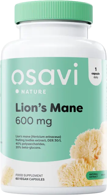 Osavi Lion's Mane 600 mg За мозъчна функция и настроение