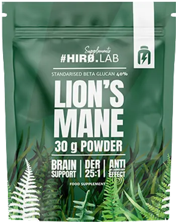 #HIRO.LAB Lion's Mane Powder 25:1 500 mg За когнитивна функция и имунитет