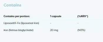 Osavi Liposomal Iron 20 mg as Iron Bisglycinate