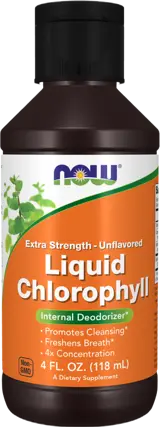 NOW Foods Liquid Chlorophyll Extra Strength Течен Хлорофил - 118 мл, 94 дози