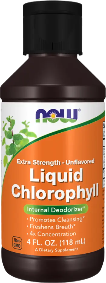NOW Foods Liquid Chlorophyll Extra Strength Течен Хлорофил - 118 мл, 94 дози
