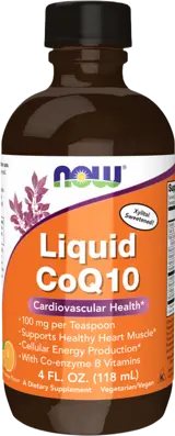 NOW Foods Liquid CoQ10 CoQ10 / Убиквинон - 118 мл, 24 дози