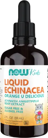 NOW Foods Liquid Echinacea For Kids Течна Ехинацея Екстракт За Деца - 59 мл, 197 дози