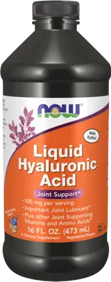 NOW Foods Liquid Hyaluronic Acid Хиалуронова Киселина - 473 мл, 32 дози