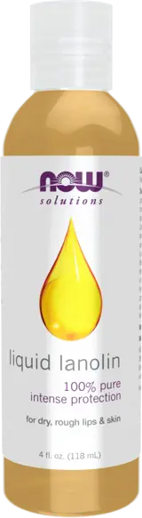 NOW Foods Liquid Lanolin 100% Pure Intense Protection 100% Чист Течен Ланолин - 118 мл