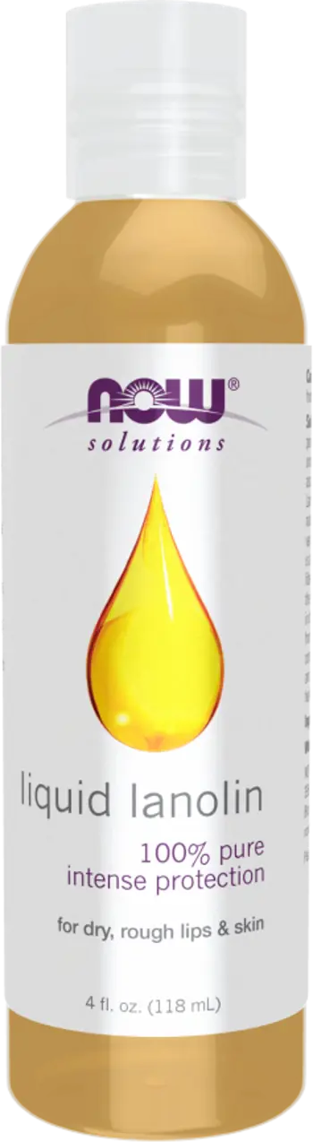 NOW Foods Liquid Lanolin 100% Pure Intense Protection 100% Чист Течен Ланолин - 118 мл