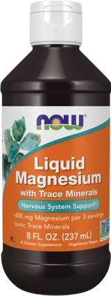 NOW Foods Liquid Magnesium Течен Морски Магнезий - 237 мл, 178 дози
