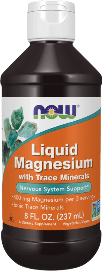 NOW Foods Liquid Magnesium Течен Морски Магнезий - 237 мл, 178 дози