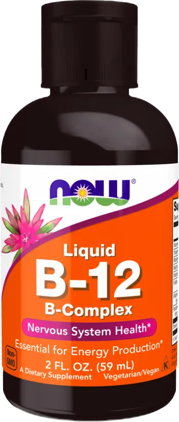 NOW Foods Liquid Vitamin B-12 Витамин B-12 Цианкобаламин