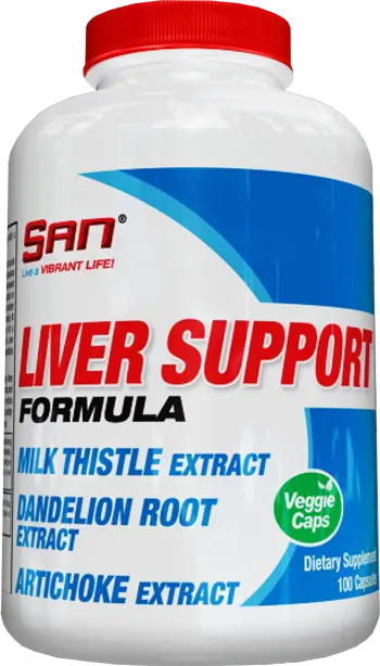 SAN Liver Support Специализирана Формула в Подкрепа на Черния Дроб - 100 капсули, 100 дози