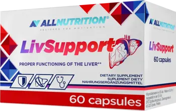 AllNutrition LivSupport Подкрепа за нормалното функциониране на черния дроб х 60 капсули
