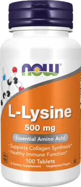 NOW Foods L-Lysine 500 мг Лизин