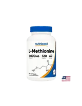 Nutricost L-Метионин За черен дроб и липиден метаболизъм 500 mg, 120 капсули