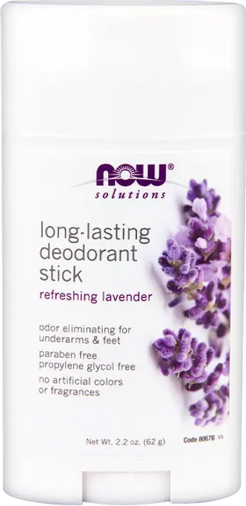 NOW Foods Long-Lasting Deodorant Stick Refreshing Lavender Дезодорант - 62 грама