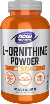 NOW Foods L-Ornithine Powder Л-Орнитин на Прах - 227 грама, 227 дози