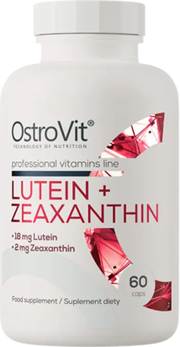 OstroVit Lutein 18 мг + Zeaxanthin 2 мг Лутеин + Зеаксантин - 60 капсули, 60 дози
