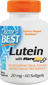 Doctor's Best Lutein 20 mg With FloraGLO За здраве на очите