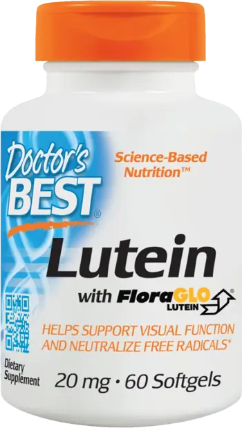 Doctor's Best Lutein 20 mg With FloraGLO За здраве на очите