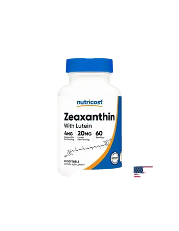 Nutricost Лутеин 20 mg + Зеаксантин 4 mg Добро зрение и защита от синя светлина