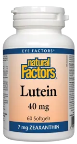Lutein 40 mg 60 Гел капсули, 60 Дози - с добавен Зеаксантин – за силно зрение
