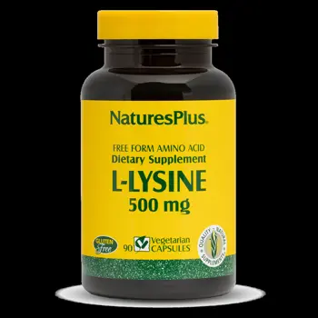 NaturesPlus L-Lysine 500 mg В подкрепа на имунната система и здравето на тъканите х 90 капсули