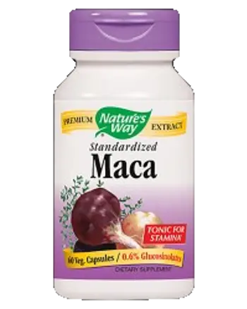 Nature's Way Standardized Maca 450 mg За енергия и хормонален баланс х 60 капсули