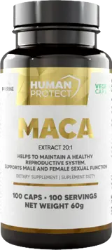 Мака с Екстракт от Черен Пипер / Maca 500 mg | with Black Pepper Extract