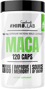 Hiro.Lab Maca 650 mg За енергия, либидо и хормонален баланс