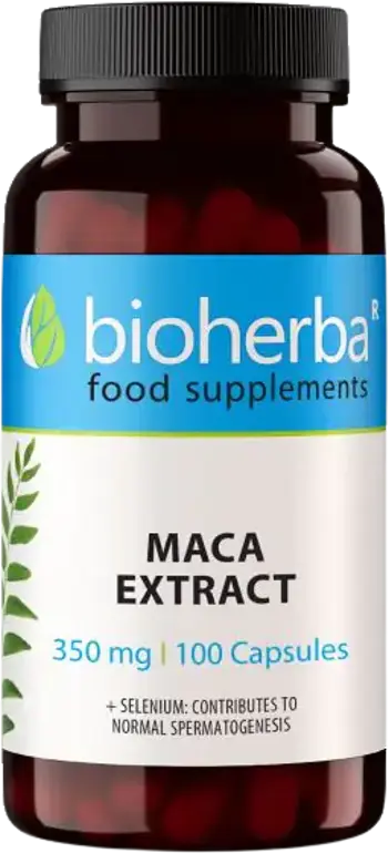 Bioherba Maca Extract 470 mg Екстракт от корен на мака със Селен