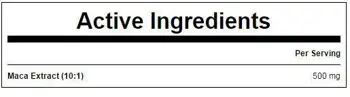 MyProtein Maca 500 мг Мака - 30 капсули, 30 дози