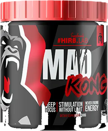 Hiro.Lab Mad Kong Never Ending Energy Pre-Workout Неизчерпаема енергия и фокус