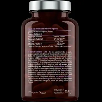Магнезий + Цинк + B6 / Magnesium + Zinc + B6