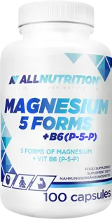 AllNutrition Magnesium 5 Forms + B6 (P-5-P) Комплекс от магнезий и витамин B6