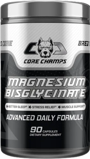 Core Champs Magnesium Bisglycinate За по-добър сън, облекчаване на стреса и мускулна подкрепа