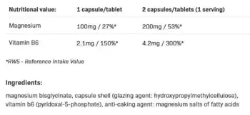 Allnutrition Magnesium Chelate + B6 Магнезиев хелат с витамин B6