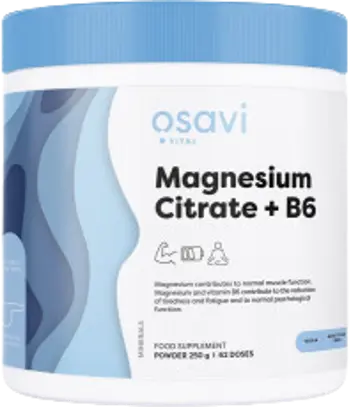 Магнезиев Цитрат с Витамин B6 на Прах / Magnesium Citrate + B6 Powder