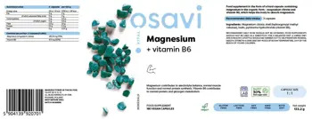 Магнезиев Цитрат с Витамин B6 / Magnesium Citrate + Vitamin B6