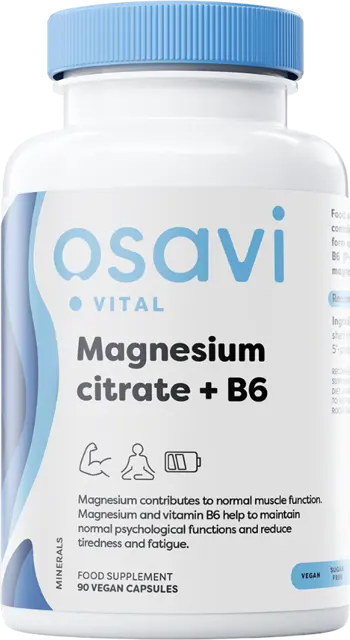 Магнезиев Цитрат / Magnesium Citrate 375 mg + B6 | P-5-P