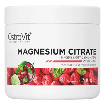 OstroVit Magnesium Citrate Powder Flavored Магнезиев Цитрат на Прах - 200 грама, 66 дози